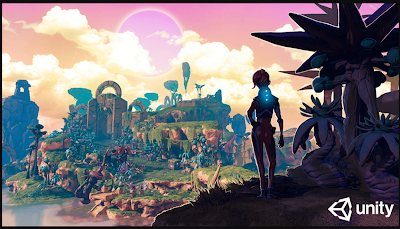 واجهة Unity أثناء إنشاء مشروع جديد